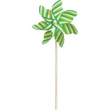 9 in. Pinwheel - Stripes (Set of 24)