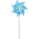 12 in. Pinwheel - Gingham (Set of 24)