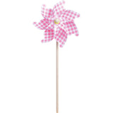 12 in. Pinwheel - Gingham (Set of 24)