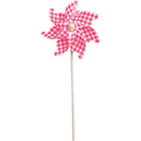 12 in. Pinwheel - Gingham (Set of 24)