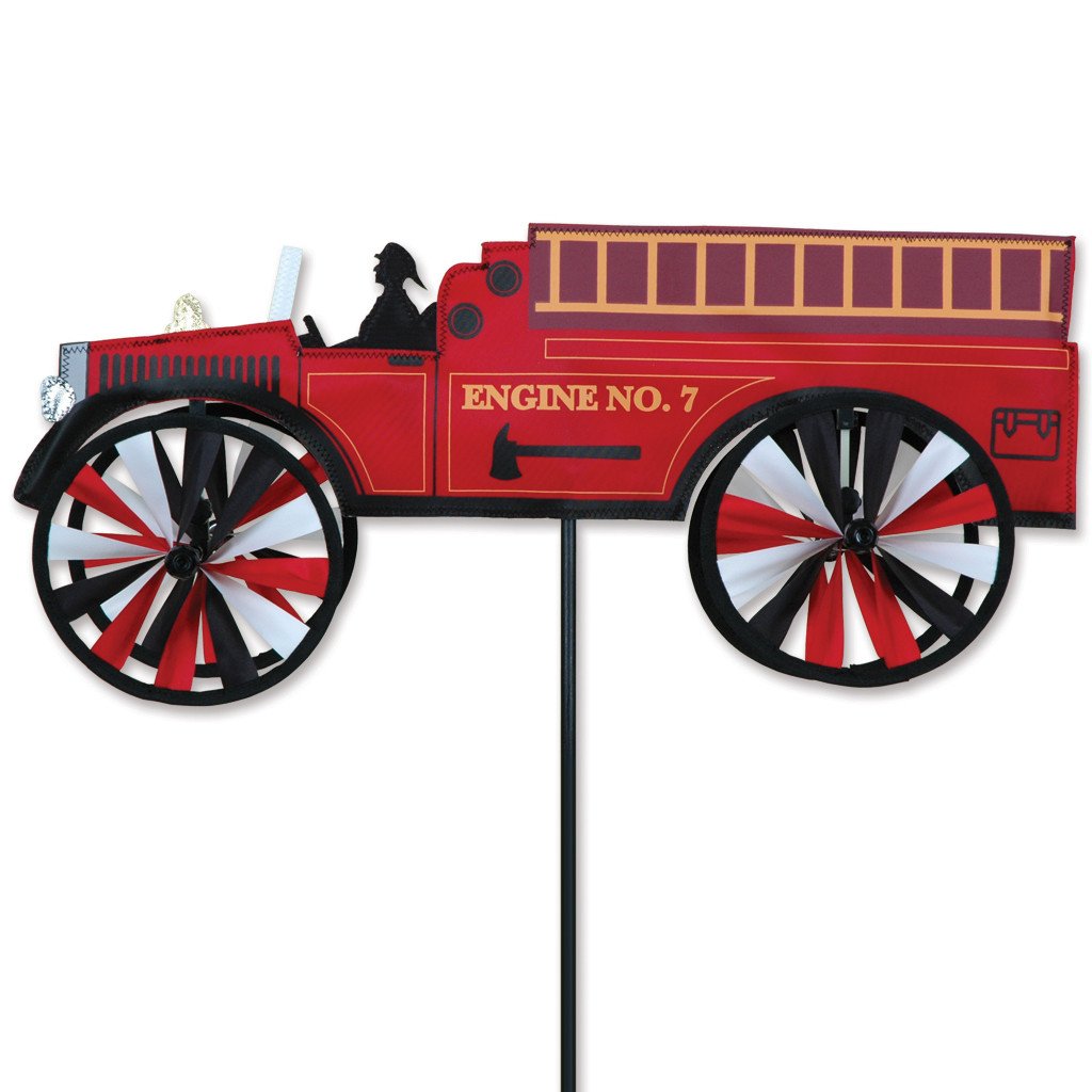 21 in. Fire Truck Spinner