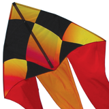 56 in. Flo-tail Delta Kite - Liquid Checks