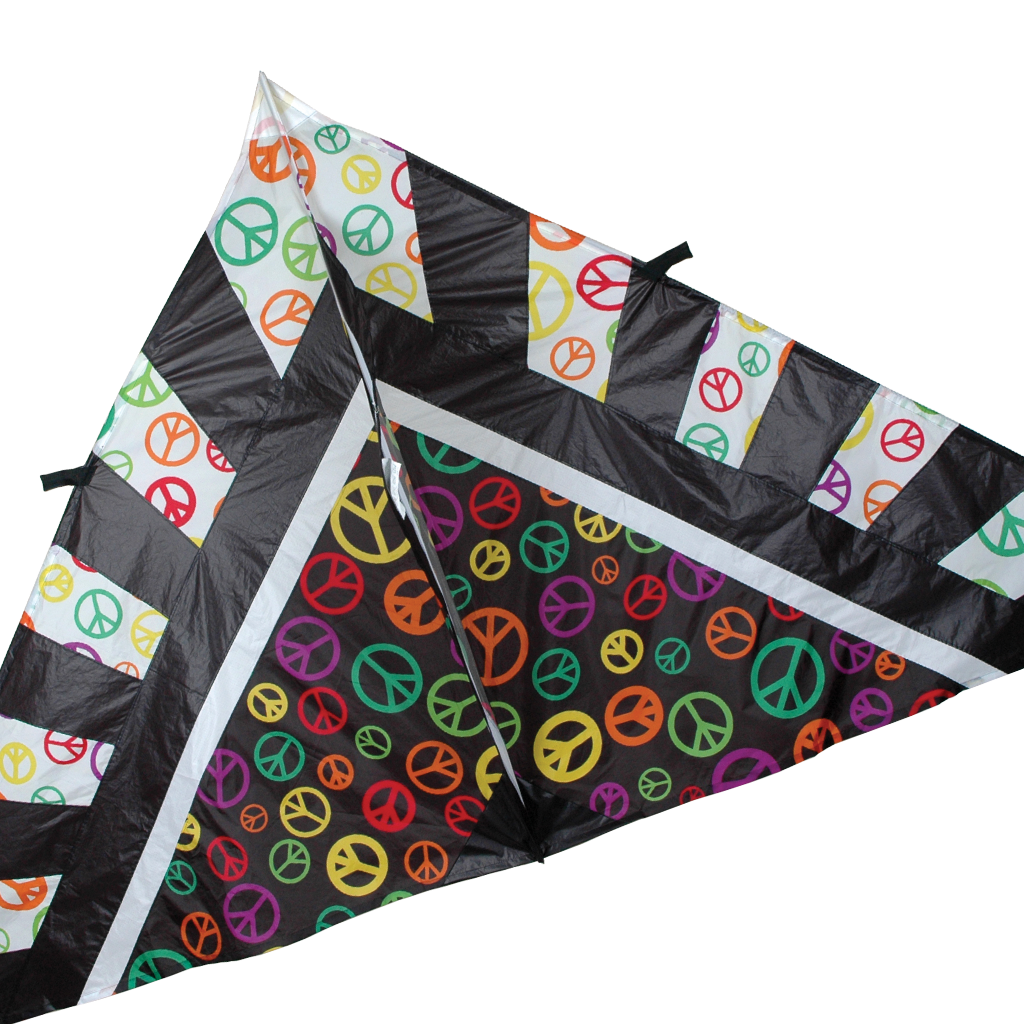 11 ft. Delta Kite - B/W Peace