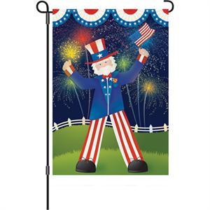 12 in. Flag - Uncle Sam's Big Day