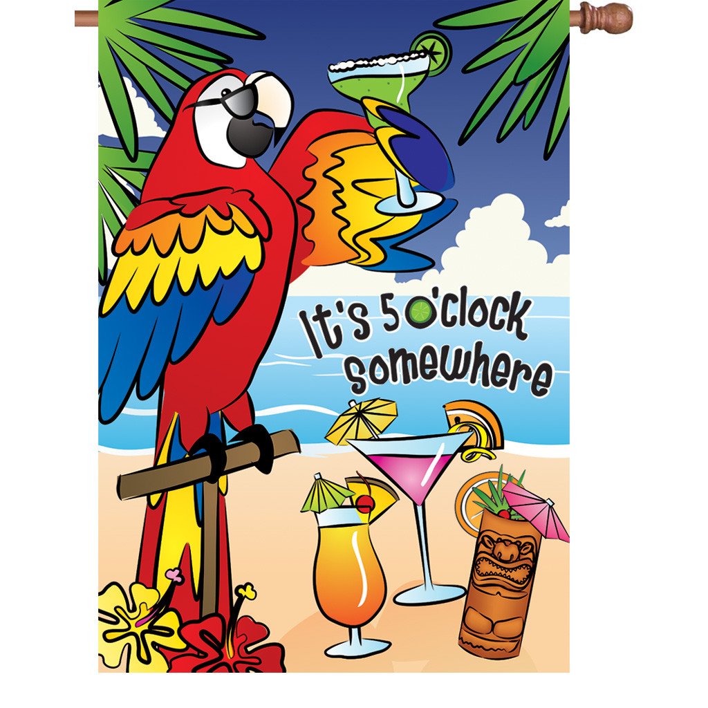 28 in. Flag - 5'O Clock Somewhere