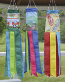 28 in. Windsock - Turtle at the Pond