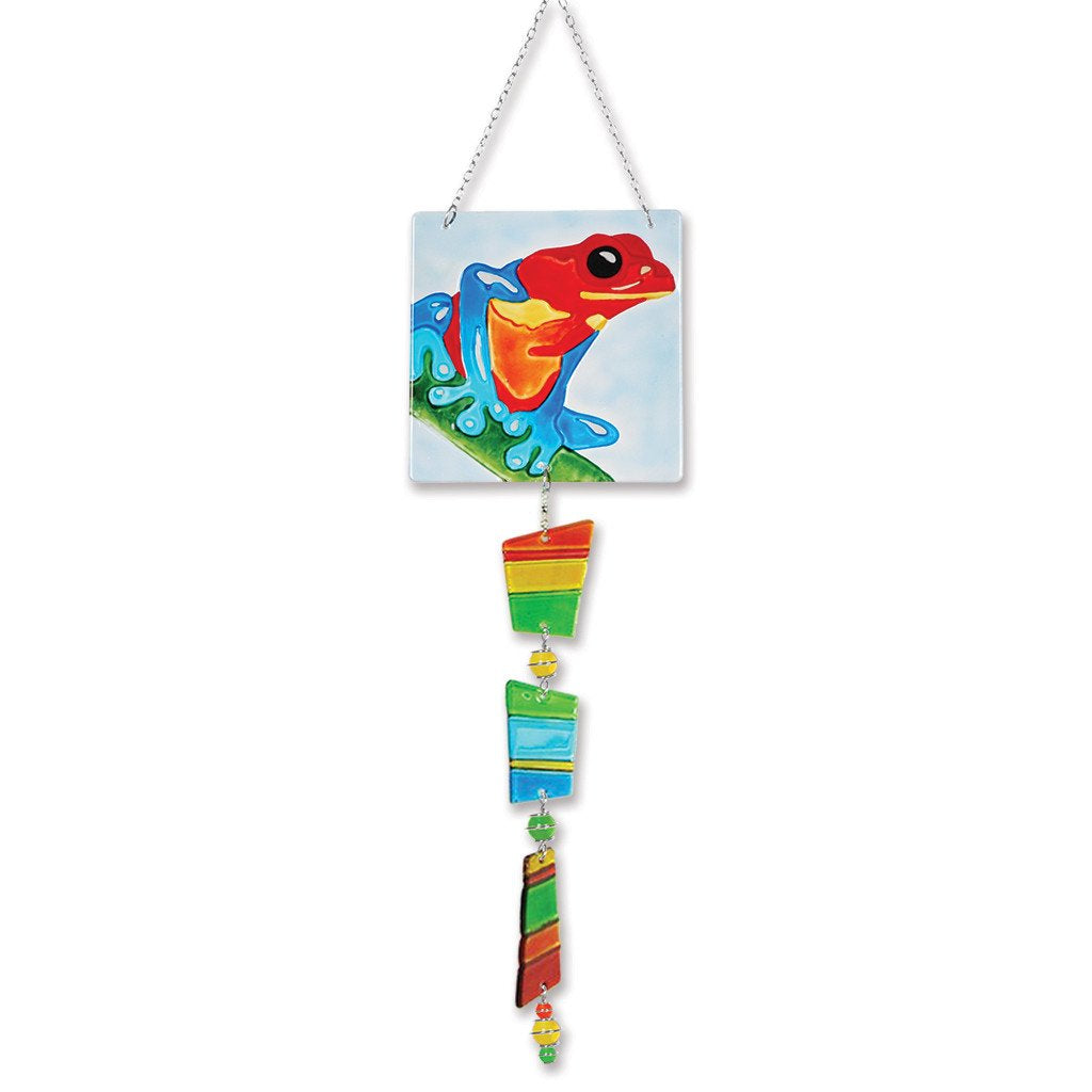 Glass Sun Catcher Mobile - Poison Dart Frog