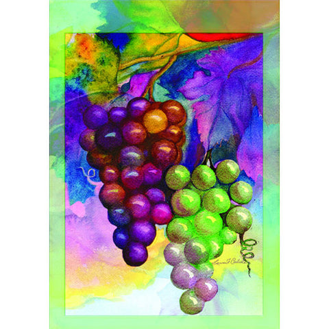 12 in. Vineyard Garden Flag - Colors Of Autumn