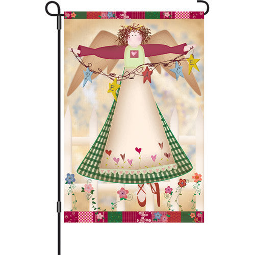 12 in. Christmas Garden Flag - Angelic Grace